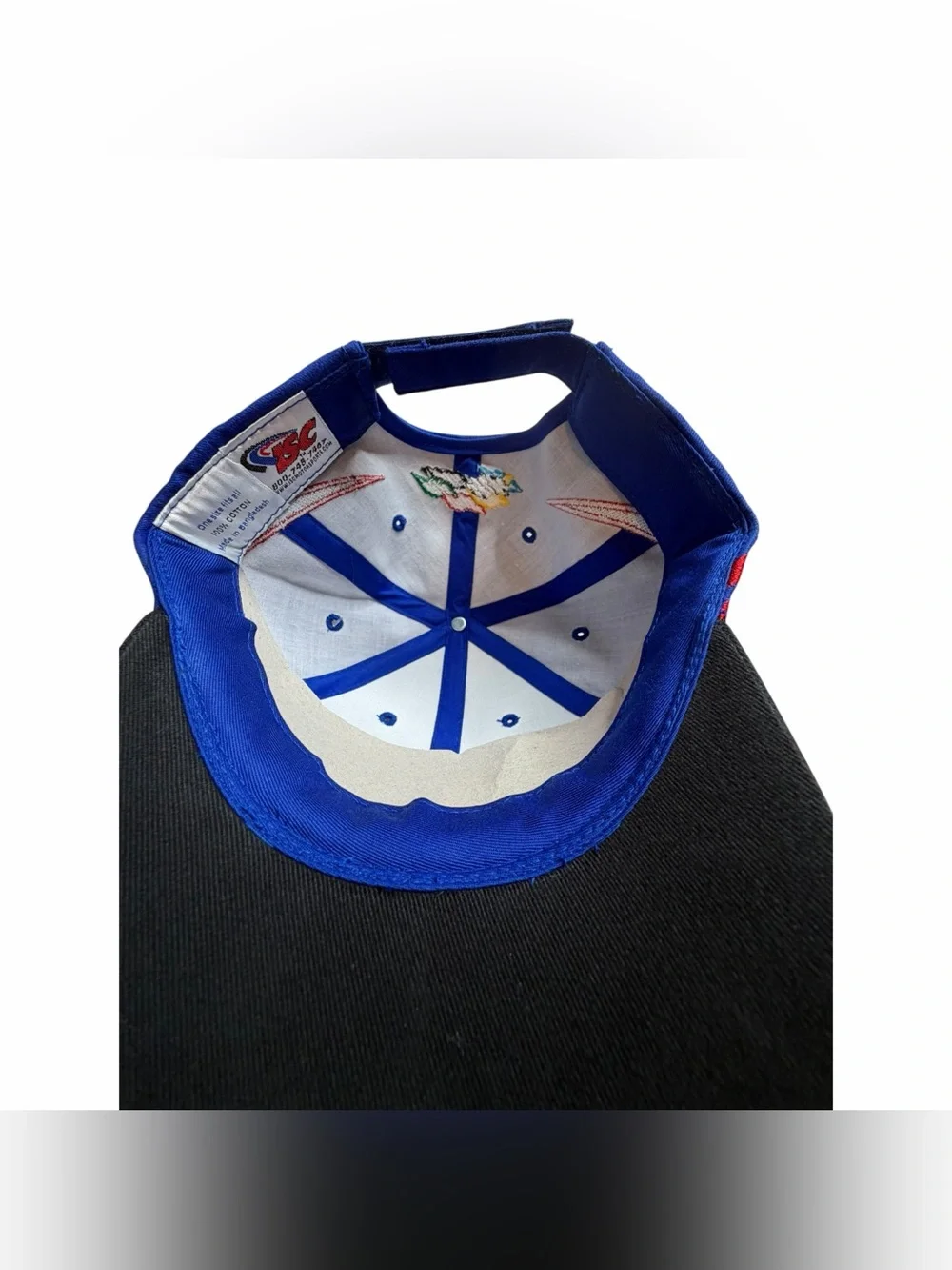 Nascar Daytona International Speedway 90s Vtg Racing Embroidered Blue Hat One Sz